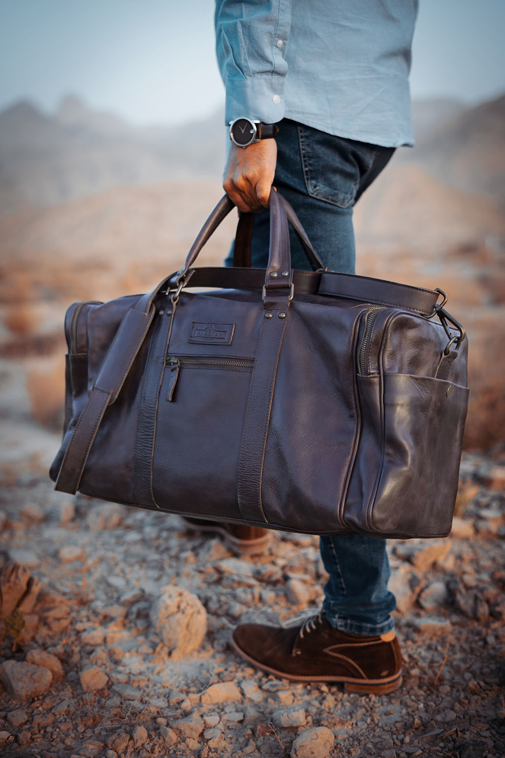 Colorado Crazy Horse Leather Travel Bag